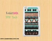 Wood Aztec Tribal Mint iPod touch 4th / 5th Generation Case, Cover / Geometric iPod touch 4g / 5g Case / iPod 4 / 5 cover