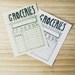 grocery store shopping list - PDF printable - hand lettered and illustrated