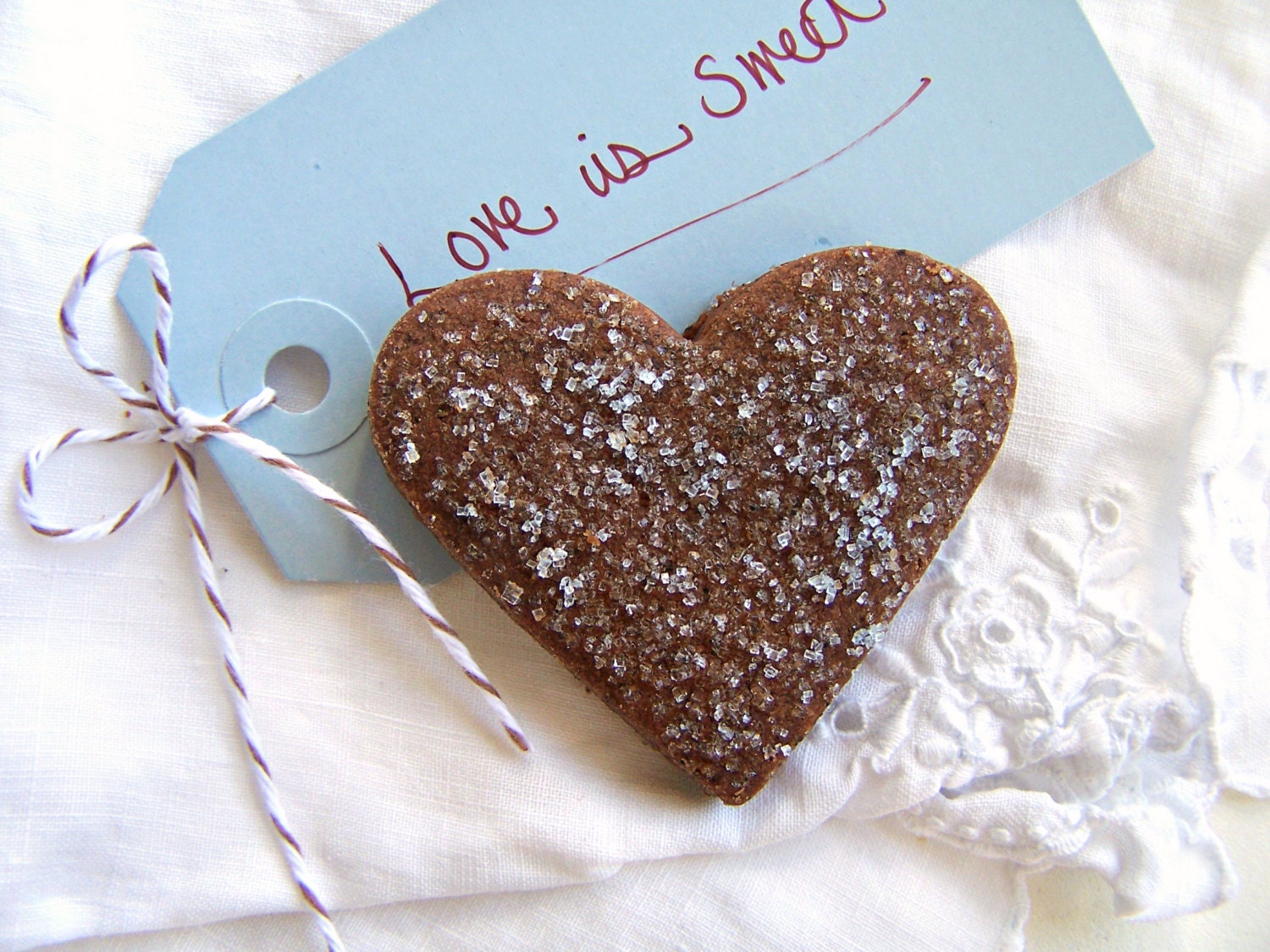 Chocolate Tea Lovers Treat -  1 Dozen Cocoa Earl Grey Tea Cookies - Mother's Day Gift