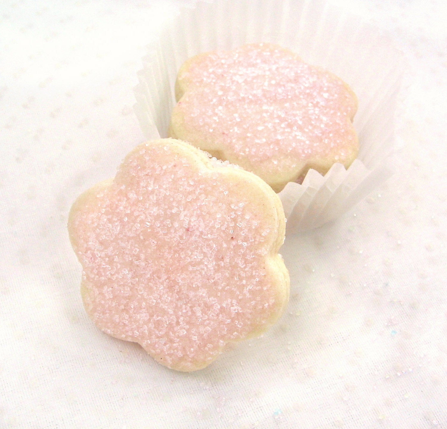 Summer Celebration Cookie Flowers - You Choose Flavor & Colors - 18 Shortbread Blossoms