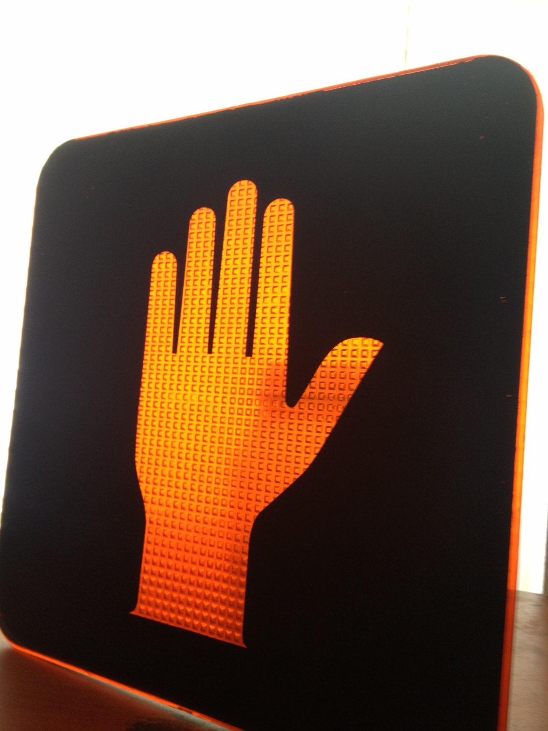 Light Reflector Walk Signal Traffic Sign Cover by stepbackink