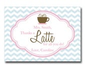 Printable Personalized Coffee themed Teacher Appreciation Card Il_170x135