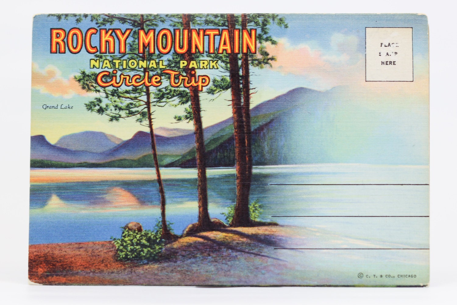 Rocky Mountain National Park Circle Trip - Postcard Folder -