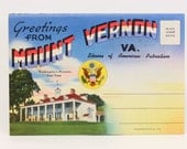 Mount Vernon, Virginia - Postcard Folder - 642