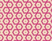 1 Yard "Hexagons" in Magenta by Joel Dewberry, Notting Hill, Quilting Cotton