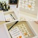 Wedding Guest Book Alternative, Personalized 3D Wedding Hearts - XS - For up to 60 guests (includes frame, instruction card & pen)