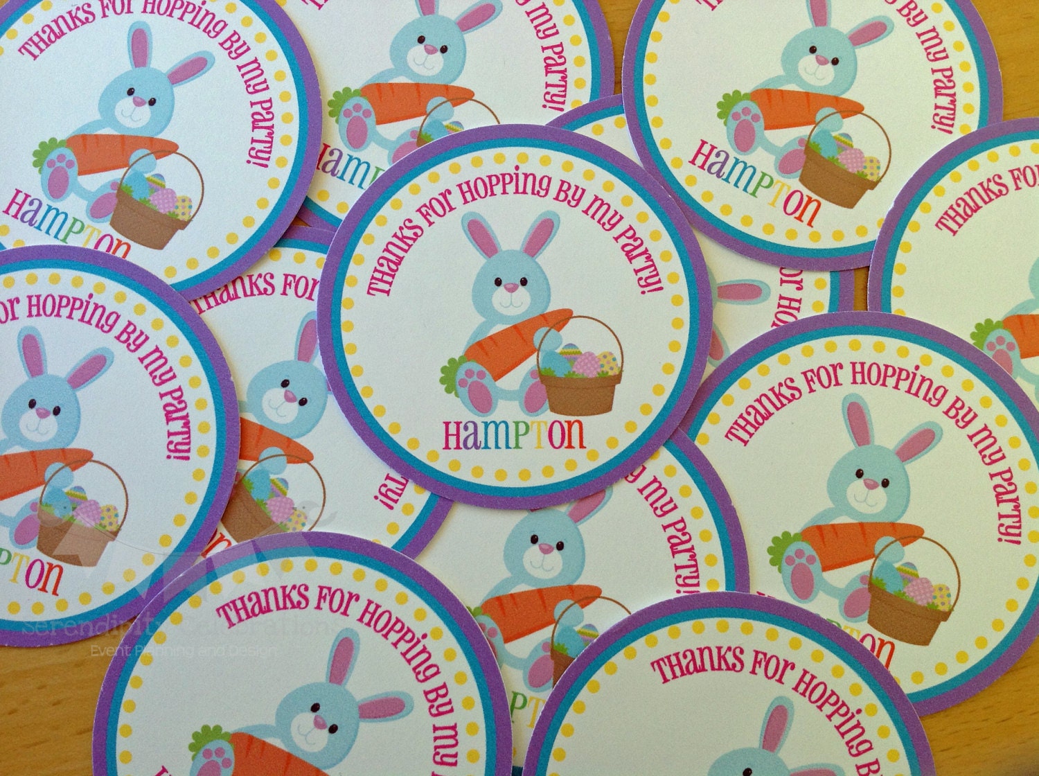 Easter Bunny Favor Tags, Easter, Bunny, Easter Gift Tags, Classroom Favors, Easter Holiday, Easter Birthday Il_570xn