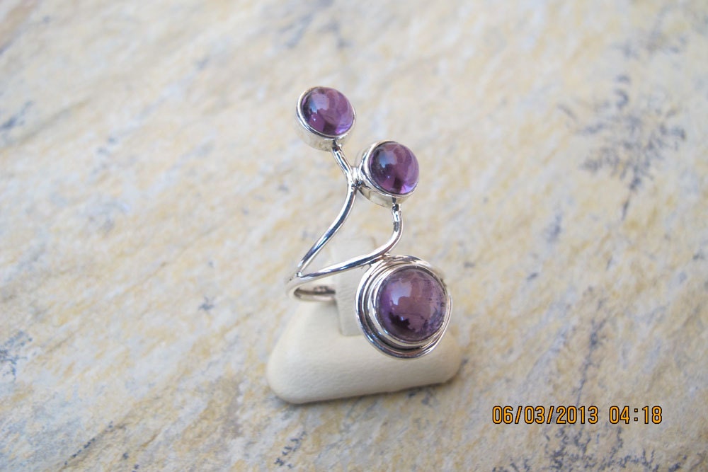 Amethyst Sterling Silver Ring