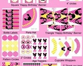 Minnie Mouse Inspired Party - Large Printable Collection Il_170x135