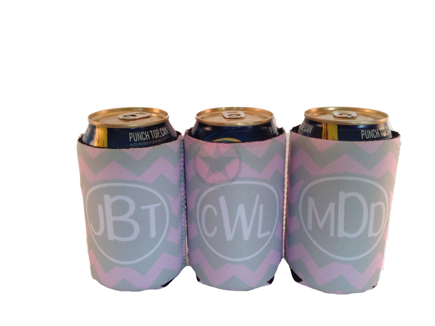 PERSONALIZED BRIDESMAID GIFTS-Wedding Favors-Wedding Gifts- Beer Can Insulators- Great Gifts for the Wedding Party