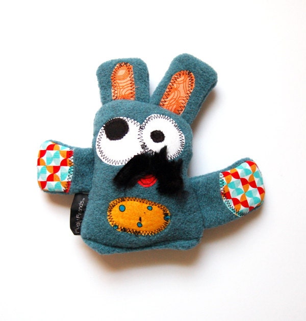 Medium Durable Plush Dog Toy with Secret Heart Fortune & Squeaker - Mark by Fugly Friends