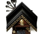 Eco Friendly Wren Bird House- Rustic Birdhouse- Garden Decor Birds-Recycled-Functional
