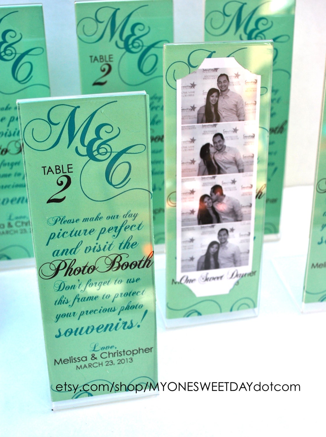 Photo Booth Acrylic Frames Party Favor Spring Wedding ideas Photo Booth Frame