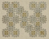 Frisian Decorative Alphabets - Instant Download PDF Pattern