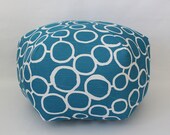 24" Ottoman Pouf Floor Pillow Freehand Aquarius