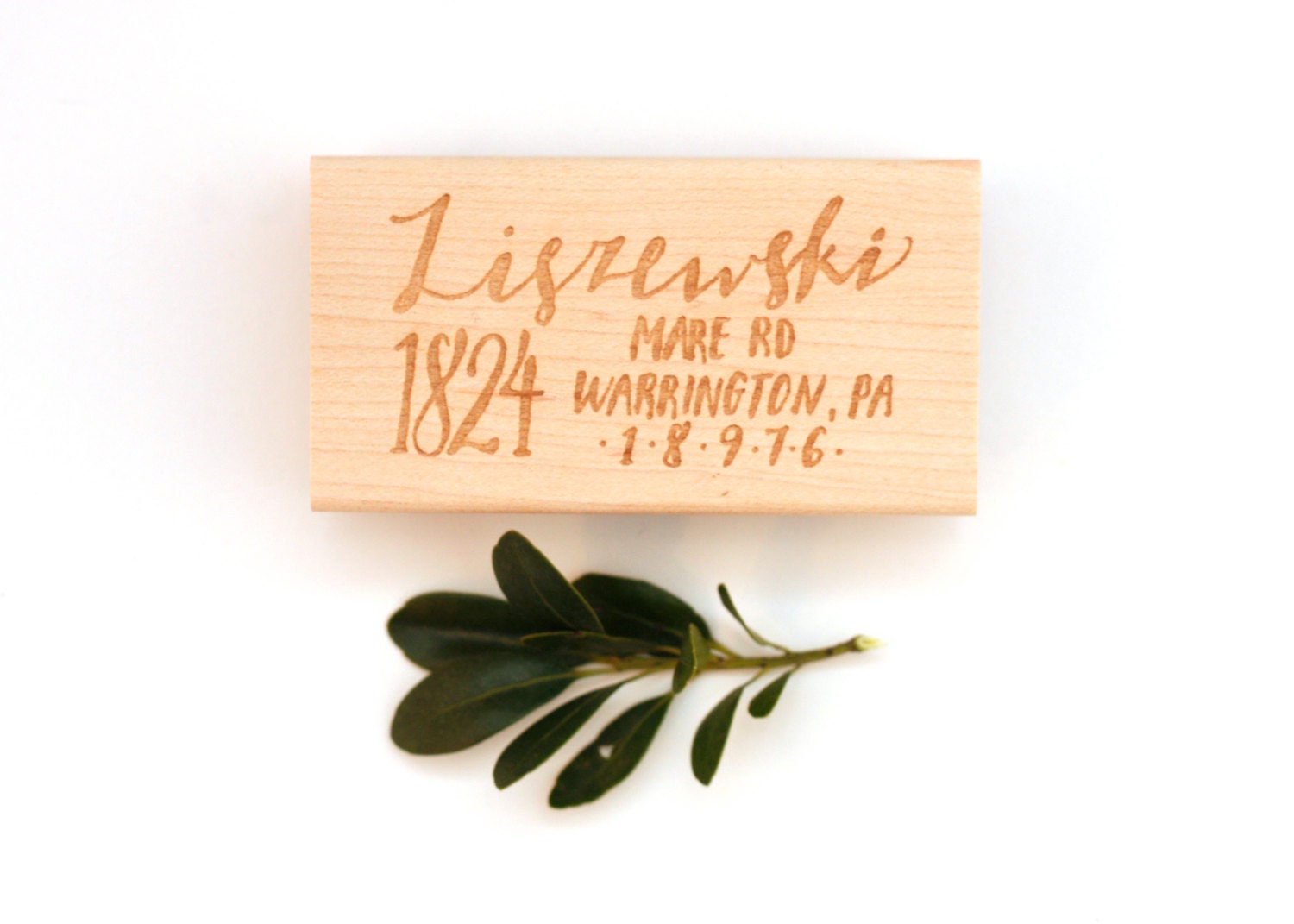 Dots Return Address Stamp