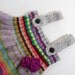 Knitted Girl Tunic Dress - Gray Multicolor, 4 - 5 years