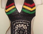 2013 Bob Marley Inspired Crochet Bathing Suit