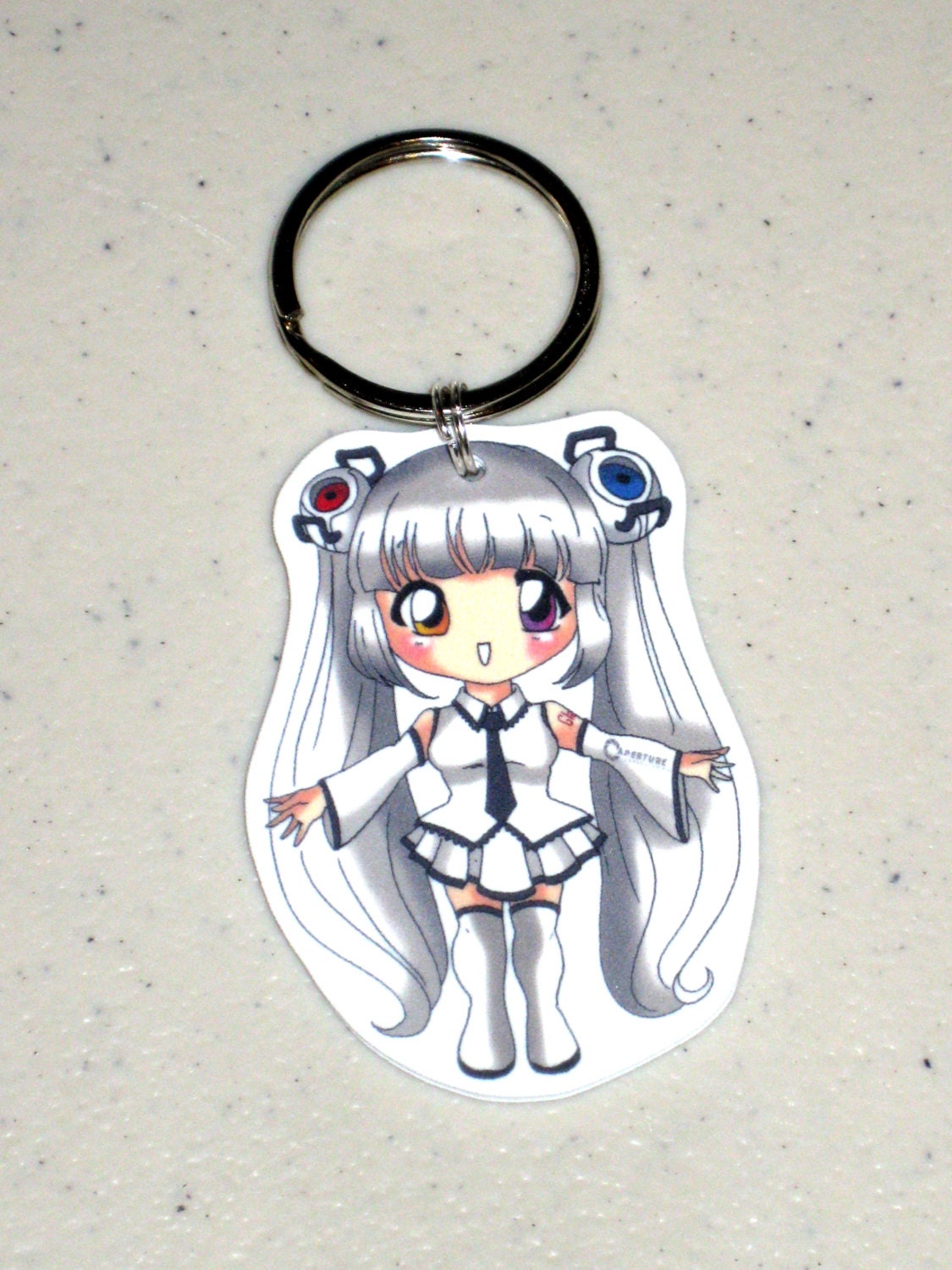 Glados Vocaloid - Portal Keychain