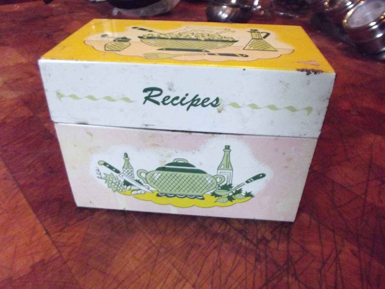 Vintage Recipe Box Could Hold Just Salad Recipes