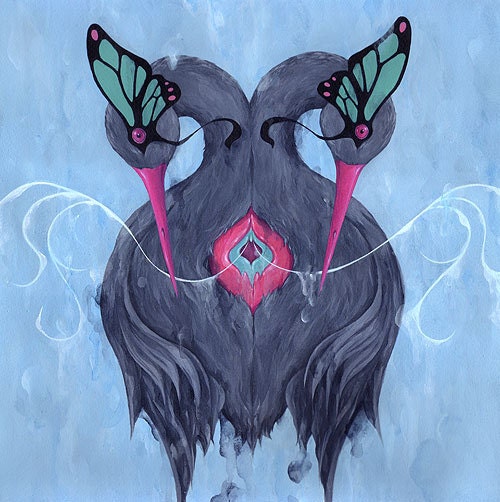 Original painting - "Hearts Divided"