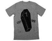 COZY TIME shirt. heather grey. t-shirt.