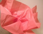 48 Sheets of Tissue Paper - Coral Rose - 20" X 30" - DIY Wedding Decor - Gift Wrap Idea - Favor Box Packaging - DIY Pom Pom Supplies