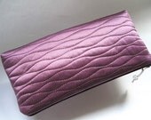 Mother of the Bride Gift, Mother of the Groom Gift, Magenta Haze Wedding Clutch Silk Fabric Cosmetic Bag Gift for Her
