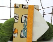 Tissue Holder for Purse & Travel:  Knitting Theme