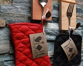 Unique  'Cook Hooks' - Spoon and fork set great for kitchen decor.