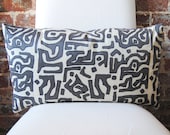 Kasai Cloth - Cobblestone - Robert Allen -  14" x 24" lumbar - Designer Pillow - Decorative Pillow - Throw Pillow