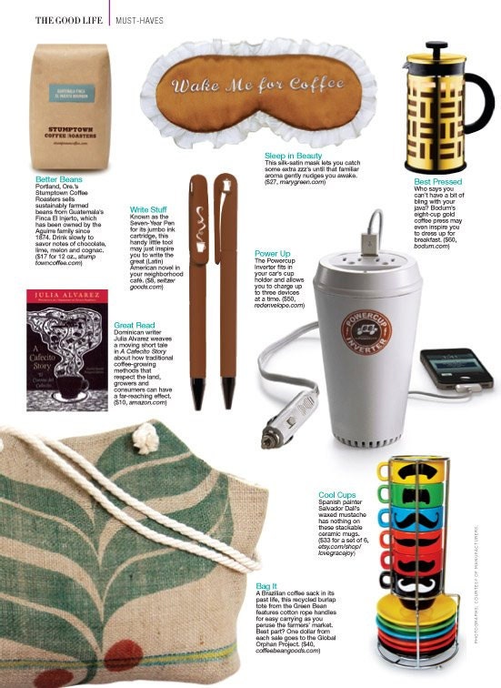 Multi Color Mustache Espresso Mugs and Saucers - set of 6 and a chrome holder - featured in Latina magazine