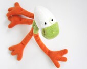 handmade plush, DZIUBDZIAK, stuffed animal, toy for children