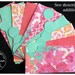 LAMINATED Cash Envelope System Bright Flowers (10 envelopes)