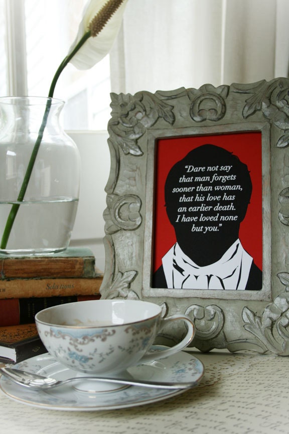 Jane Austen Persuasion Captain Wentworth Art Print 5x7