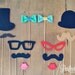 12 Ultimate Felt Photo Props // Wedding Photo Booth Props // Carnival Theme // Assorted Props // Bow Ties, Mustaches, Glasses, Hats