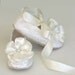 Wedding, Special Occasion, Toddler & Baby Shoes - Flower Girl - Couture Gold Brocade, Magnolia Flower Ballet Slipper - Baby Souls