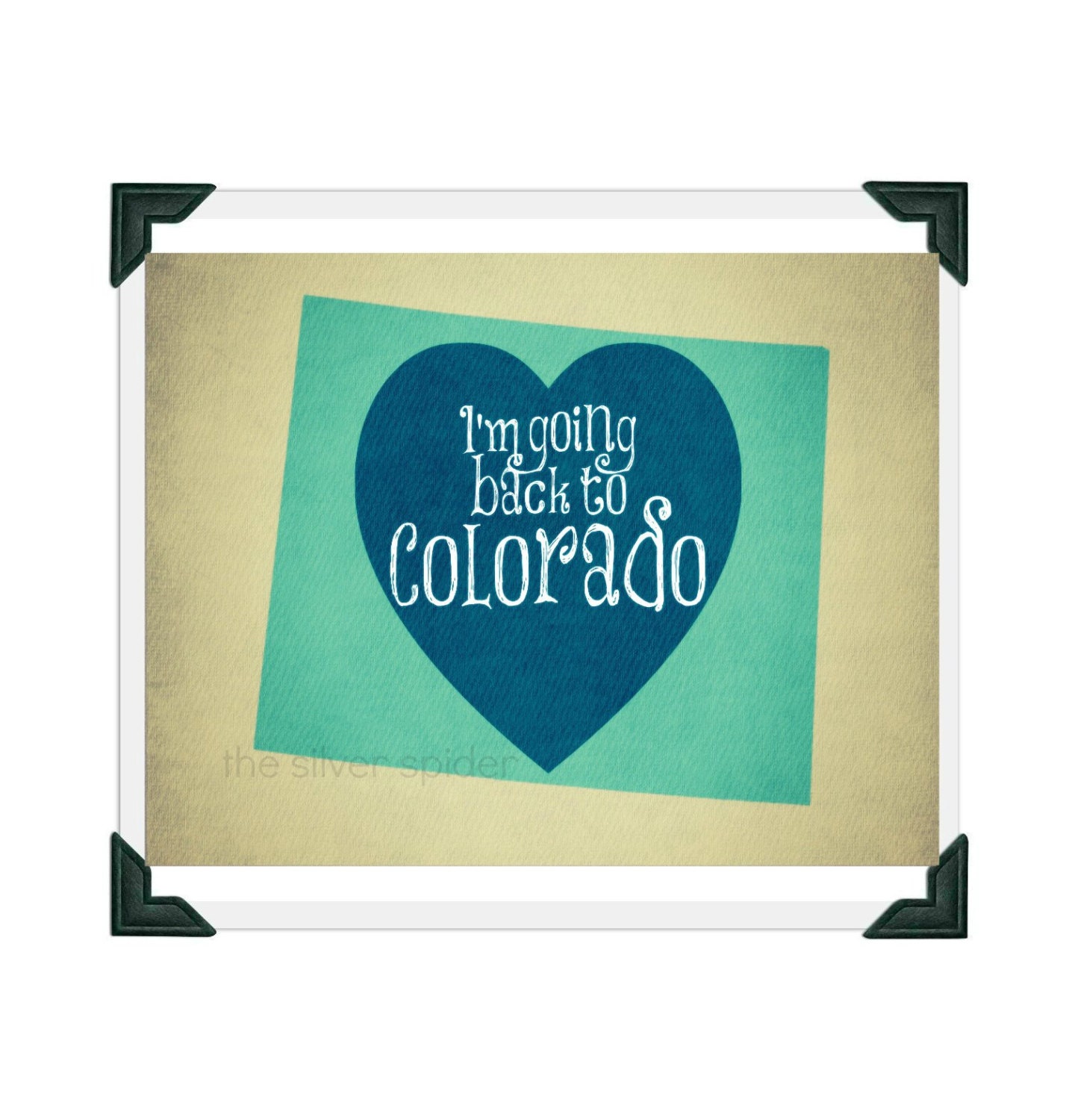 I'm Going Back to Colorado Lyrics - Art Print - 8x10 - Bob Dylan Man of Constant Sorrow