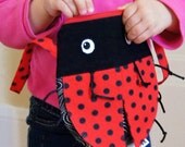 Lady Bug Purse by MinneBites / Handmade Red Purse for Girls - Cross Body Purse - Cute Little Girls Purse - Lady Bug Bag