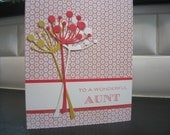Handmade Birthday Card for Aunt