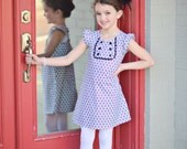 Kate's Dress - 12 mths to 10 yrs - PDF Pattern and Instructions -  A-line, 2 yoke options, lined bodice
