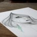 Pencil Drawing Fantasy Art "The Beauty Within" an Original Pencild Drawing Fine art teamt