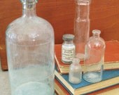 40% off Entire Shop - Antique Science Bottle Collection - Vases / Baskets / Holiday