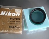 Nikon 62mm Polarizing Filter - Check out all of our vintage camera accessories