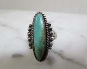 Vintage Turquoise Sterling Silver Ring