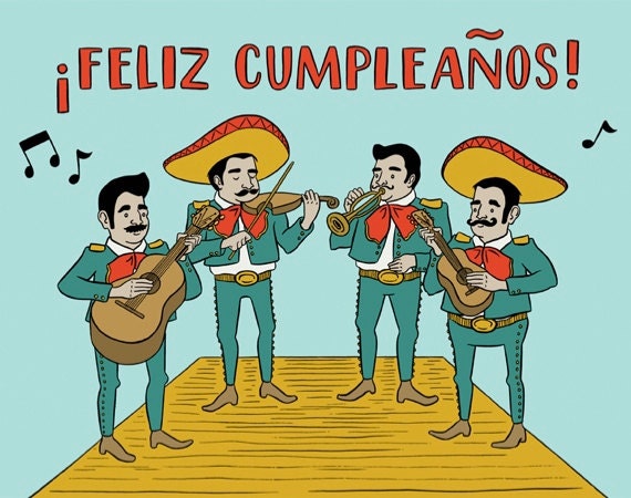 Feliz Cumpleanos Birthday Card