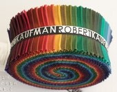 New Dark Palette Kona Cotton Roll Up, Kona Cotton Solids, Robert Kaufman