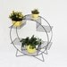 Mid-Century Circular Wire Plant Stand