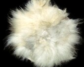 Sheep-friendly Cat Tree Kitten Basket Liner Pet Bed Wool Fleece Felted Rug - Icelandic White