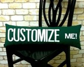 Street Sign Pillow Customizable Pick Your Favorite from Any City